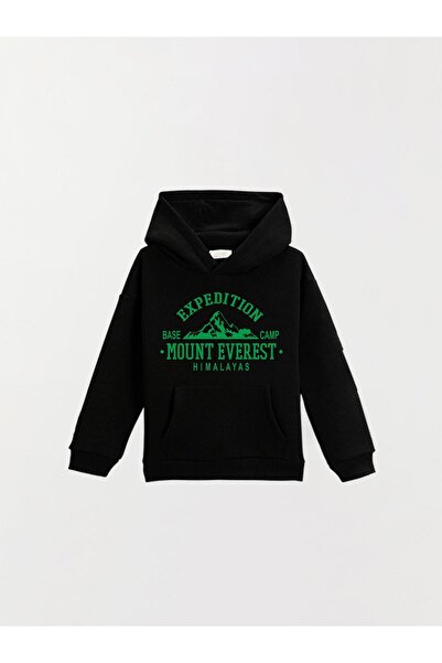 LAND MODA Παιδική μπλούζα με στάμπα Unisex με κουκούλα