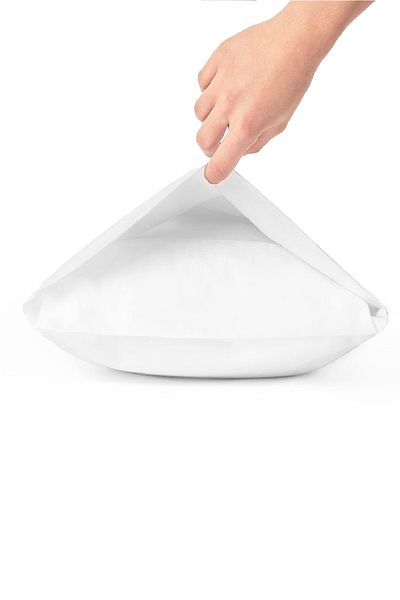 mycey 10 Fete de Perna din Bumbac Alb - 50x70 Cm Fara Fermoar