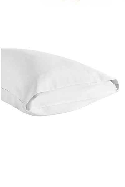 mycey 10 Fete de Perna din Bumbac Alb - 50x70 Cm Fara Fermoar
