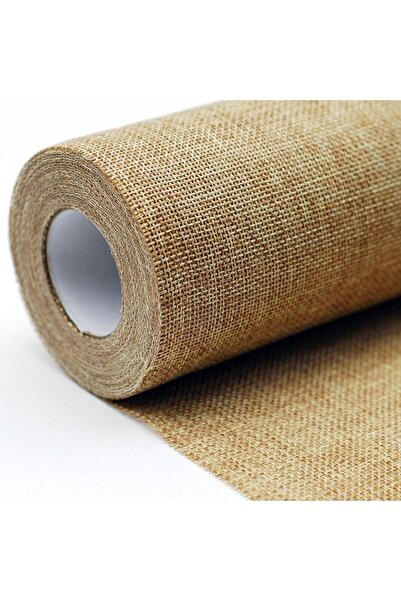 melik's Naturel Jüt Kumaş Kanaviçe 10 Ons Hasır Çuval Jüt Kumaşı 7 Metre Boy