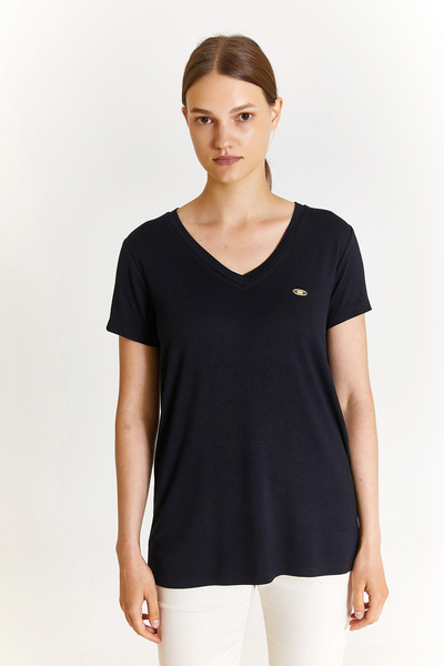 U.S. Polo Assn. CIYOSEL24 US Polo Assn Γυναικείο μπλουζάκι 1804478   Μαύρο