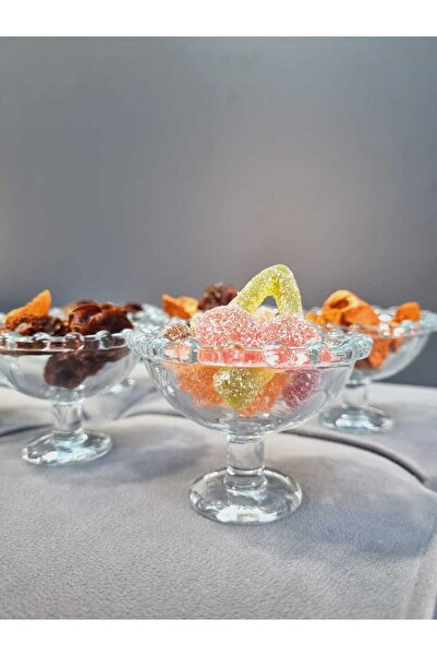 Lider MAGNESİA Σετ με 6 πιάτα με χάντρες με μοτίβο με πόδια