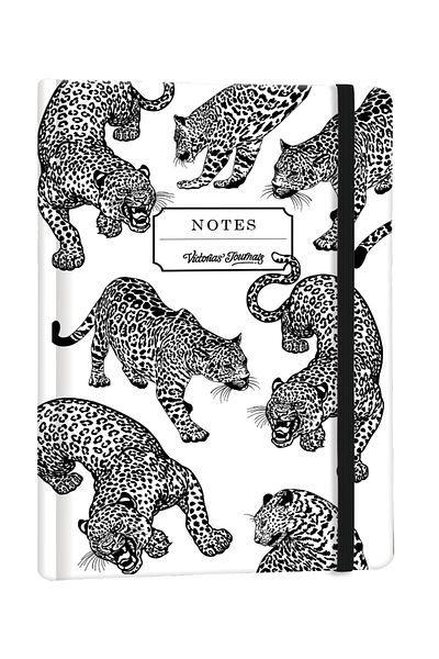 Victoria's Journals 192 Pages - 96 Sheets Secret Spiral Notebook, 17x24 Cm, 100gr Checked