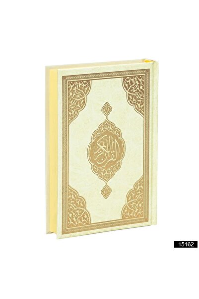 Furkan Neşriyat Rahle Boy Medine Hatlı Arapça Sıvama Kapak Kuran-ı Kerim Krem