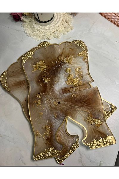 Sultan Tasarım Coranul epoxidic Rahlesi - Design special pentru masă