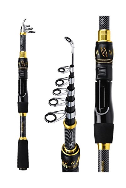 usmtekno Teleskobik Spin Olta Kamışı 2.10 cm 5-20 Gr. Atarlı Lrf Kamışı