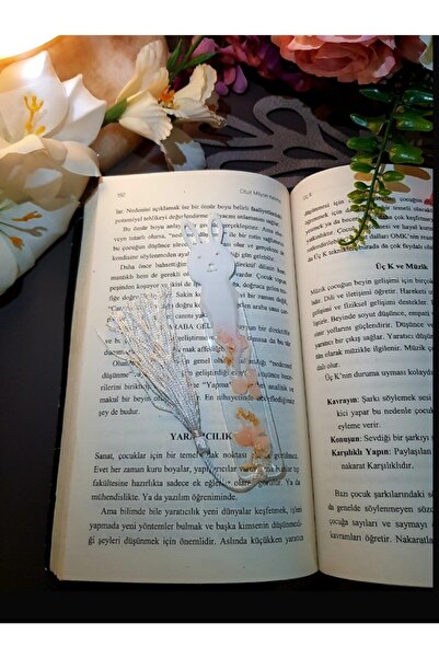 Sultan Tasarım Epoksi Altın Varaklı Gerçek Kurutulmuş Çiçekli Tavşan Figürlü ...