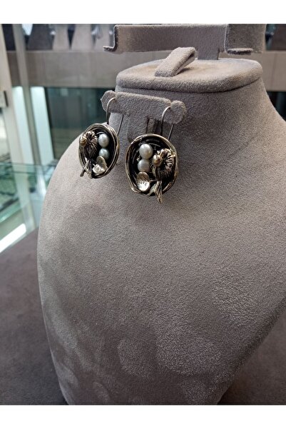 Gümüşhanesi Gümüş kuş temalı küpe