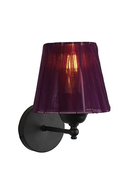 Begüsa Ova 2 Yönlü Aplik Siyah Mor Şapka