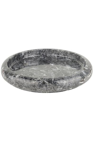 Begüsa Roman Natural Marble Serving Rack Round