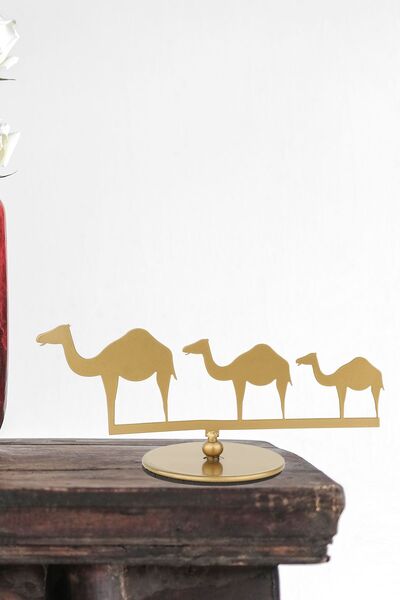 Begüsa Deve Metal Lazer Aksesuar Eskitme