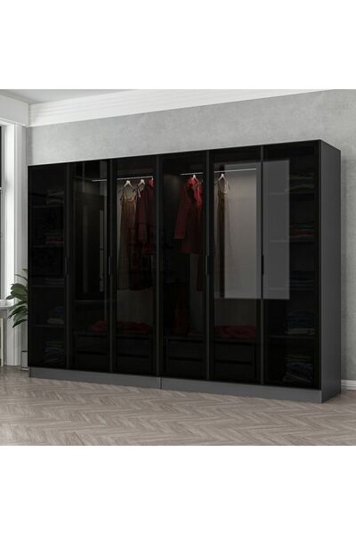 Minar Kale 190 6 Cam Kapaklı 4 Ç Dlp Antrasit Siyah