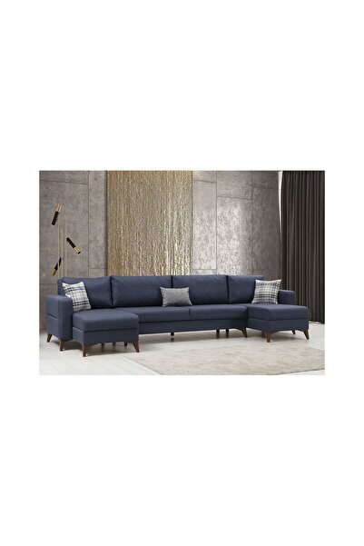 Minar Kristal Dinlenme+3+dinlenme Köşe Takımı Antrasit