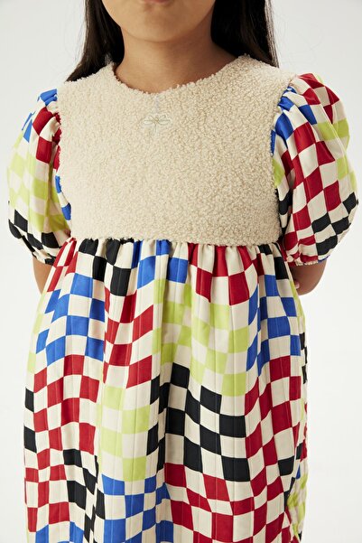 Tyess BG Store Kız Çocuk Desenli Elbise 23FW0TJ4910