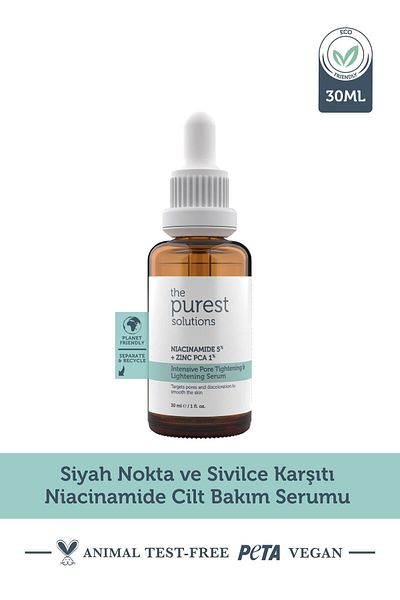 The Purest Solutions Niacinamide Short and Long Term Nourishing Skin Care Serum - Blackspot Prevention 30 ML DEMBA4385