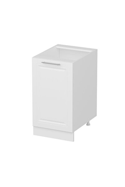 Minar Mutfak Modül Alt 1k1r 45cm Dolap Beyaz Mebran C Beyaz