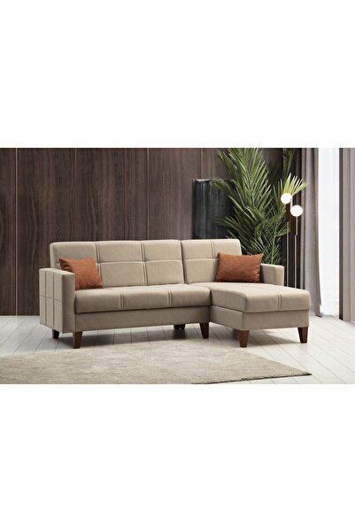 Minar Polya Köşe Koltuk - Bej 92