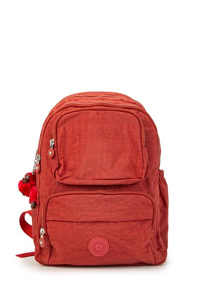 minebag Diana Unisex Red Backpack - Αδιάβροχο ύφασμα κλίνκερ