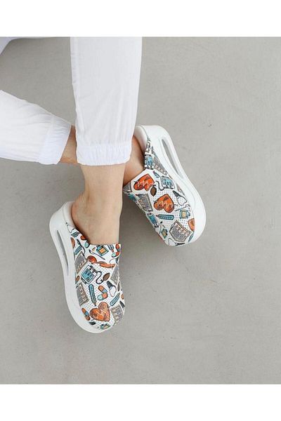 AREL MEDİKAL Air Sole Ορθοπεδικές Παντόφλες Doctor Nurse Hospital Cook Slippers Συνταγή