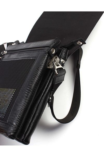 Aka Leather Black Shoulder Bag 308 10