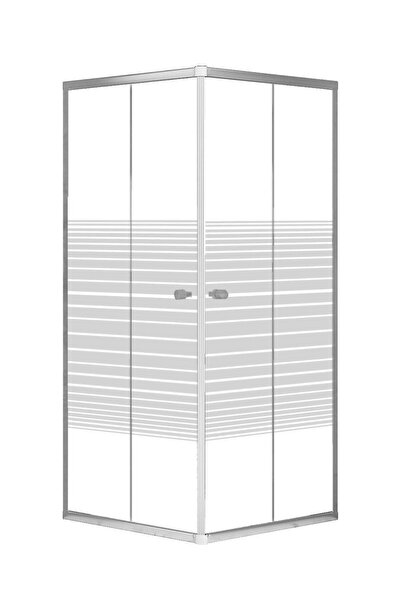 Sanica Magna Cam Duşakabin Kare Çizgi Desenli 4 Mm H:178