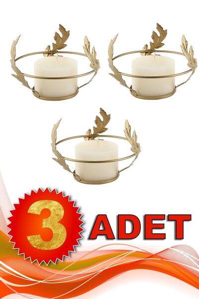 Begüsa Haliç 3.lü Set Mumluk Eskitme