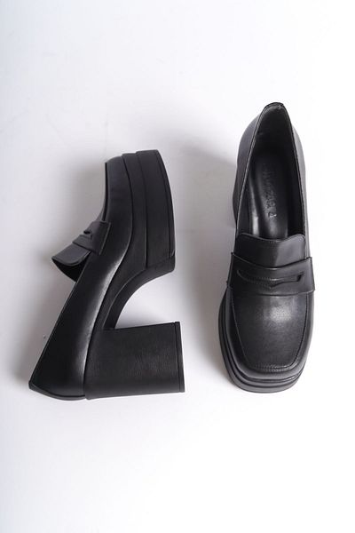 Shoesers Дамски мокасини със специален дизайн на платформа и ток
