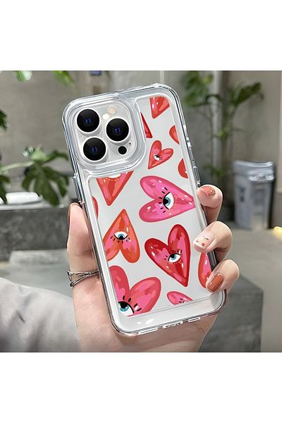 GAGA ELEKTRONİK iPhone 11 Pro Max Transparent Printed Camera Protection Case (Compatible Model with Headboard)