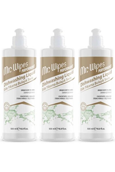 Farmasi Mr. Wipes Performance Elde Yıkama Bulaşık Sıvı Deterjanı 500 ml ( 3 A...