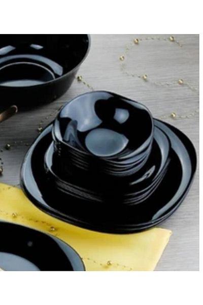 Luminarc Carine Noir Black Soup Bowl 6 Pieces 14 Cm Bowl