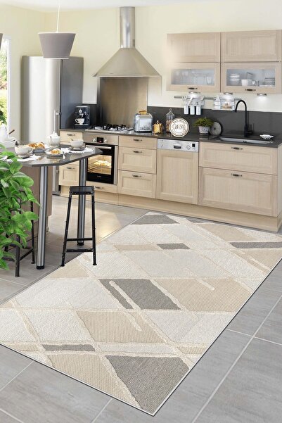 Confidence Home Makinede Yıkanabilir Kaymaz Taban Leke Tutmaz Salon Halısı Mu...