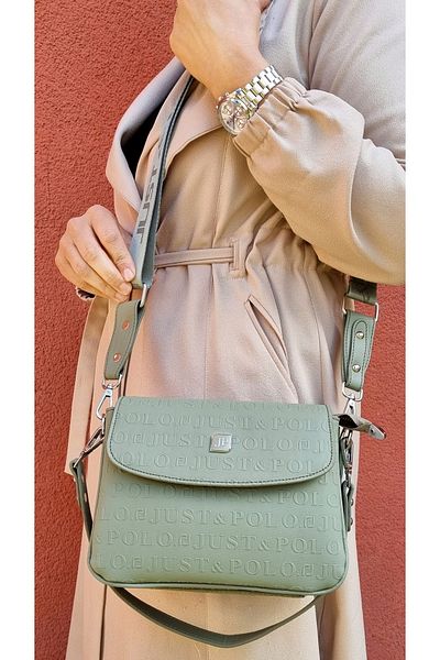 Just Polo مجموعة محفظة وحقيبة نسائية من Justpolo مكونة من 4 أقسام