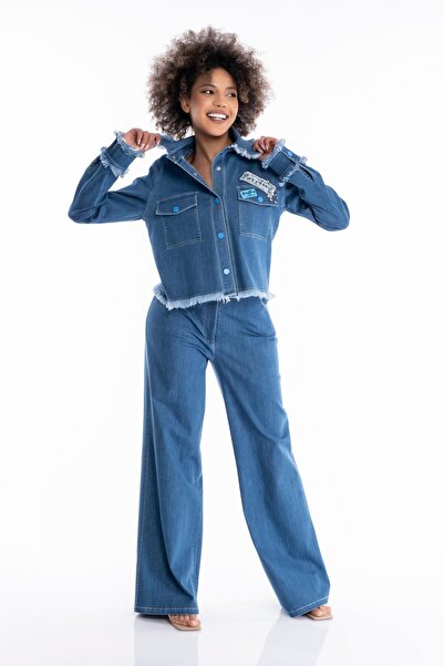 doop PÜSKÜL DETAYLI CEKET & GÖMLEK