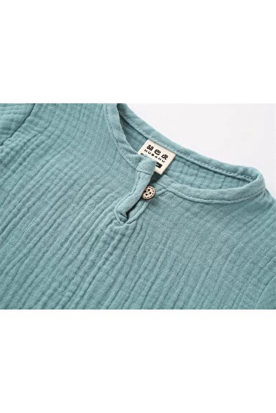 Mashotrend Müslim Kumaş Erkek Çocuk Takım - Çocuk Eşofman Şort T-shirt Çocuk Takım Yazlım Takım