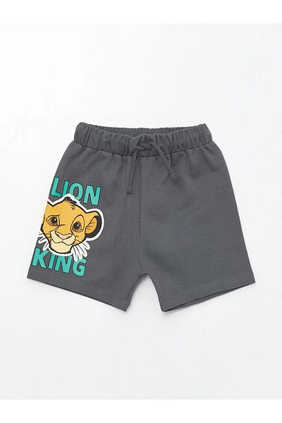 LC Waikiki Βρεφικό σορτς για αγόρια - LCW Baby, Lion King Print, Ελαστική μέση BayQ