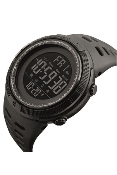 Skmei 1251 Men's Watch Led Lighted Digital Display Silicone Band
