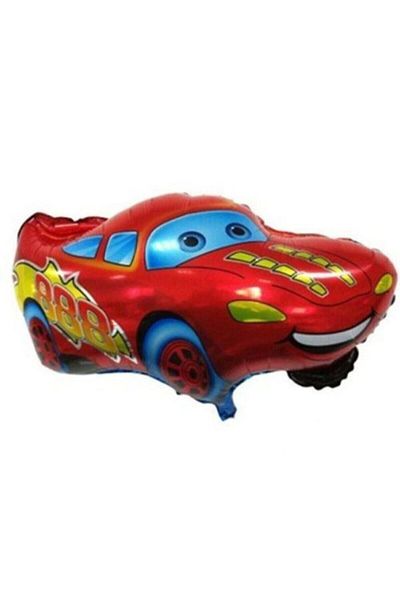 Oyuncakistan 1 Piece Cars Foil Balloon Car Lightning Mc Quin 66x49 Cm Birthday Helium Compatible