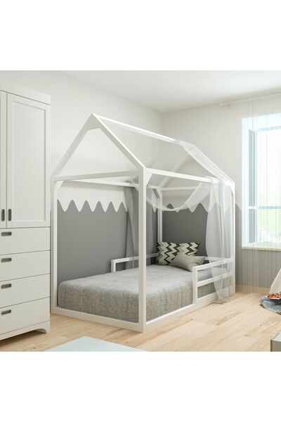 Givayo Mobilya Perry Montessori Yatak Karyola Beyaz 100*200