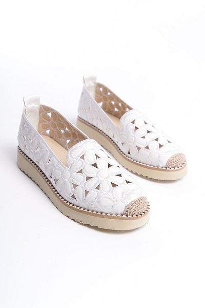 Shoesers Women's Comfortable Sole Elegant Patterned Daily Ballerina Shoes