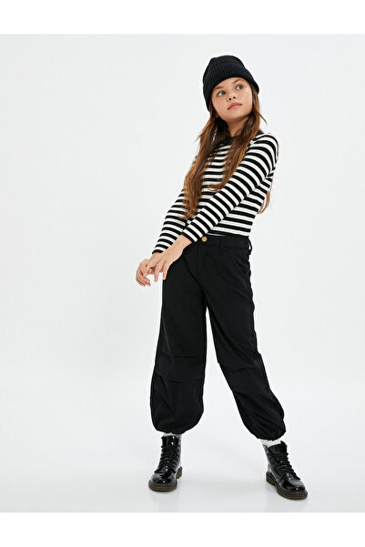 Koton Parachute Jeans Cotton Elastic Waist Pocket - Parachute Jean