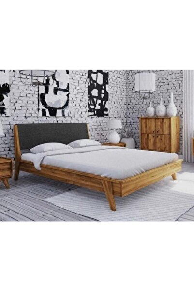 zerkaconcept Şehzade Ithal Ladin Masif Ahşap Başlıklı Karyola 150*200