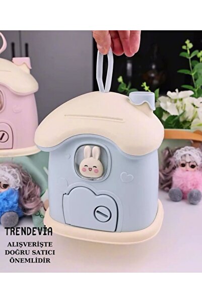 KRD Home Детска касичка „Къщичка за зайчета“