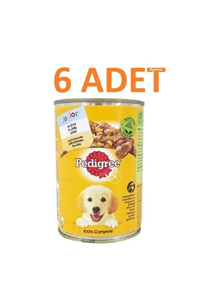 Pedigree Yavru Köpek Konservesi Tavuklu 6 X 400 Gr