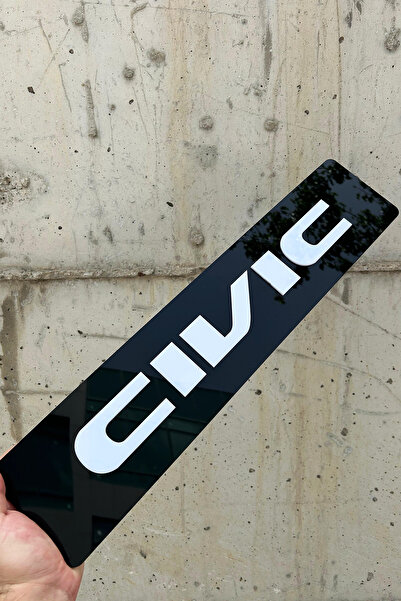 Pleksimanya CIVIC Pleksi Dekor Plaka