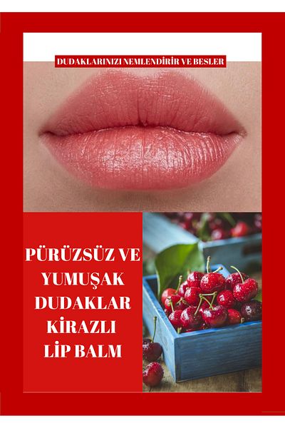 SETBEAUTY Natural Intensive Effect - Lip Balm and Cherry Moisturizing Balm