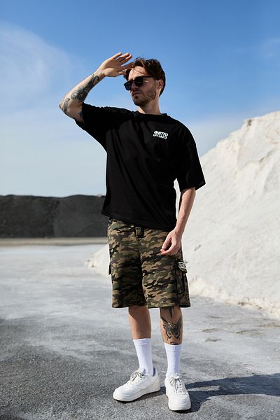 Ghetto off limits Μαύρο μπλουζάκι Oversize - Πίσω με τυπωμένο Big G, Επιστροφή στη λίστα