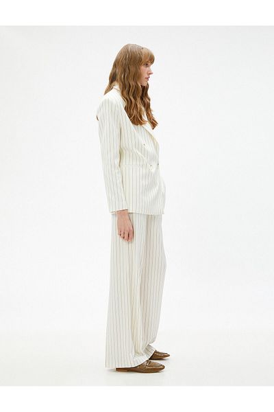 Koton Wide Leg Trousers with Pockets