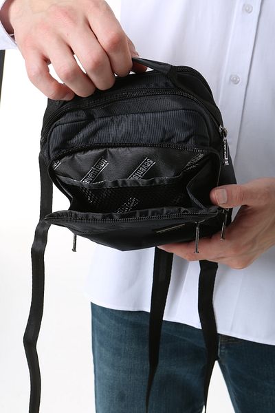 fao polo BĂRBAȚI CULOARE NEGRU ȚESATĂ IMPERMEABILĂ MULTI OCHI DIMENSIUNE MICĂ MÂNĂ ȘI GEANT PENTRU SÂN