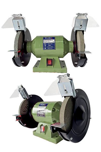 Millian İtalyan Profesyonel 2000 W Çark Motoru Zimpara Balta Bıçak Bileme Mak...