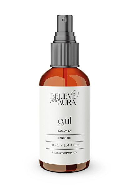 Believe Your Aura Bitkisel Gliserinli Gül Kolonyası - 50 ml